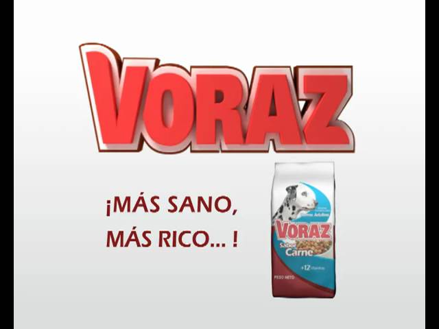 alimento para perros voraz