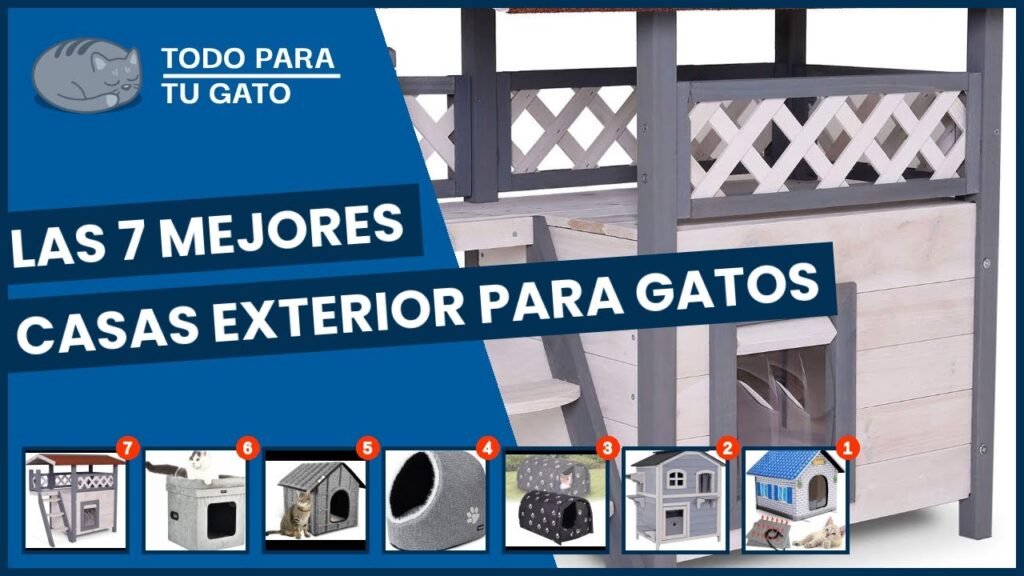 Descubre las mejores opciones de casas para gatos para exterior